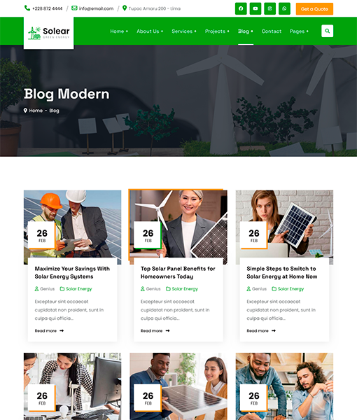 Blog Modern